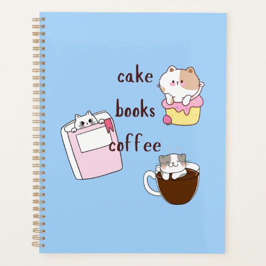 Cake Boeken Koffie Planner (Voorkant)
