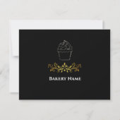 Cake Care Instructions QR Code Uw Logo toevoegen Notitiekaartje (Voorkant)
