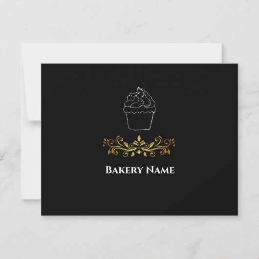 Cake Care Instructions QR Code Uw Logo toevoegen Notitiekaartje (Voorkant)
