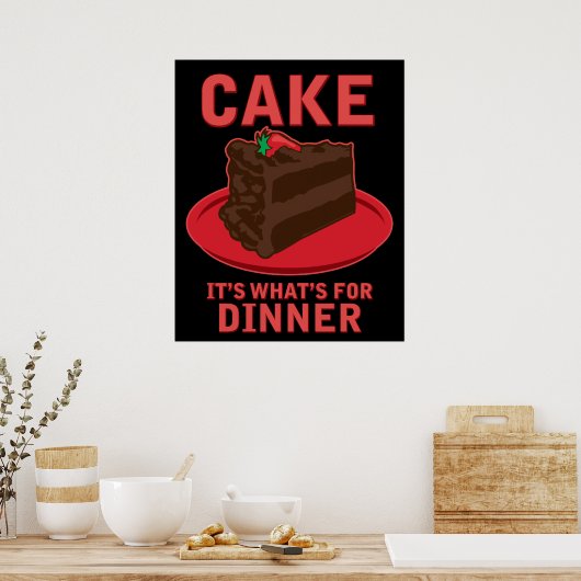 Cake, c'est quoi pour DInner Poster (Cuisine)