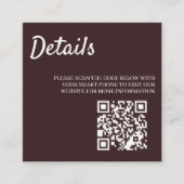 Cake Climbers Wedding Informatiekaartje (Voorkant)