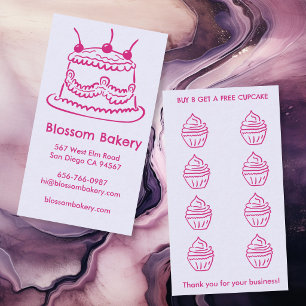 Cake Cupcake Bakkerij Dessert Catering Beloningen  Klantenkaartje