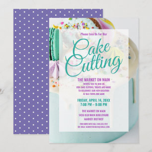 Cake Cutting Celebration Maatschappelijke gebeur Kaart
