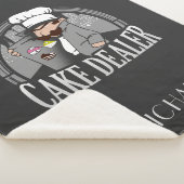 Cake Dealer Funny Bakery Owner Gag Sherpa Deken (3/4)