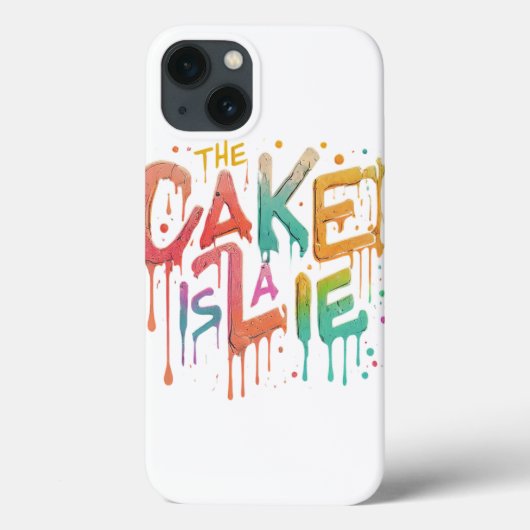 Cake Deception T-shirt" Case-Mate iPhone Case (Achterkant)