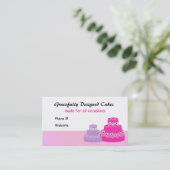 Cake Decorating Company Visitekaartje (Staand voorkant)