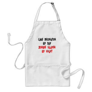 Cake Decorator Zombie Slayer Standaard Schort