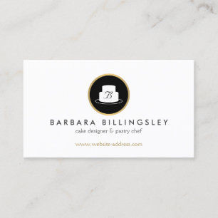 Cake Embleem Logo Bakkerij II Visitekaartje