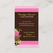 Cake en Damask Bakery Visitekaartje (Achterkant)