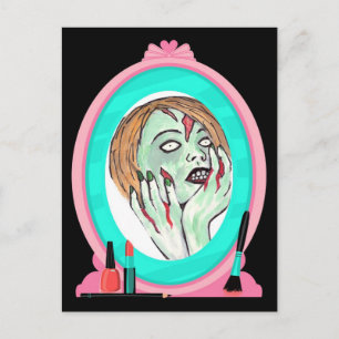 Cake Face Zombie Briefkaart