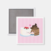 Cake familie magneet (Voorkant / Achterkant)