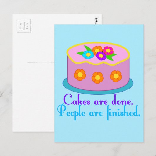 Cake Grammar Briefkaart (Voorkant / Achterkant)