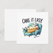 Cake It Easy - Ontspannende taart (Voorkant / Achterkant)
