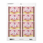 Cake Keuken Label (Full Sheet)