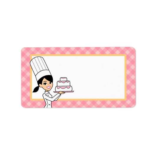 Cake Label in Medium (Voorkant)