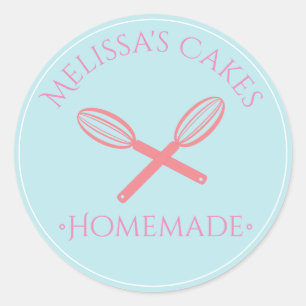Cake Logo Stickers Thuis Bakkerij Elke Kleur Garde
