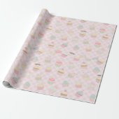 Cake Love Wrapping Paper Cadeaupapier (Uitgerold)