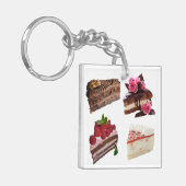 Cake Lovers Delicious Cakes Selection Sleutelhanger (Voorkant Links)