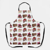 Cake Lovers Delicious Desserts Pattern Quirky Schort (Voorkant)