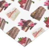 Cake Lovers Delicious Desserts Pattern Tafelkleed (Gekanteld)