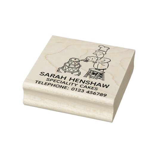 Cake Maker & Cake Maken Rubberstempel (Stempel)