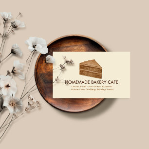 Cake Maker Cookie Wedding Verjaardag Bakkerij Mini Visitekaartje