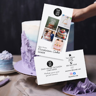 Cake Maker decorateur bruiloft evenement Foto Port Visitekaartje