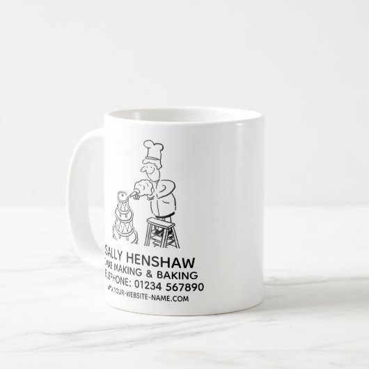 Cake Making & Baking Promotionnels Coffee Mug (Devant gauche)