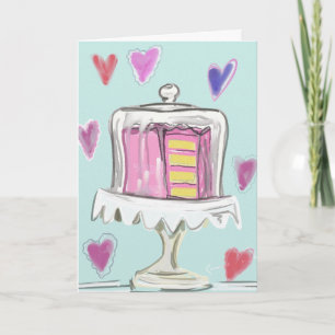 Cake onder Glas Kaart