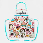Cake Patisserie Pastry Cupcake Bakery Personalized Schort (Voorkant)