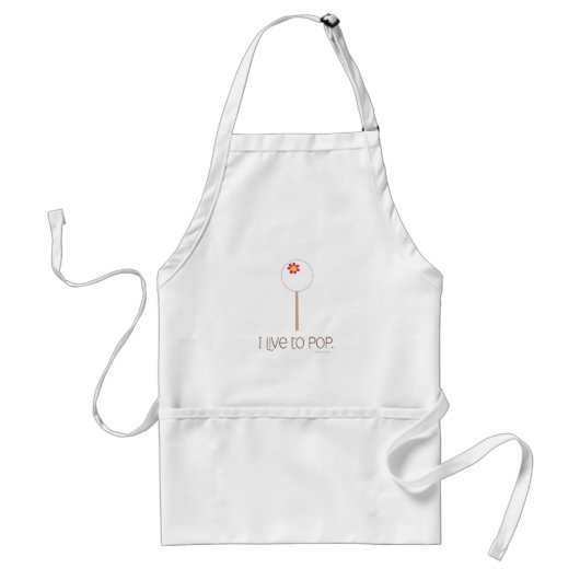 Cake Pop Apron Standaard Schort (Voorkant)