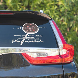 Cake Pop Cookie Logo Bakkerij Bedrijfsauto Sticker