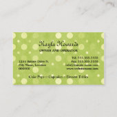 Cake Poppen Bakeshop Visitekaartje (Achterkant)