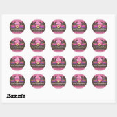 Cake Poppen Cookie en Cupcake Bakkerij Box Seals Ronde Sticker (Vel)