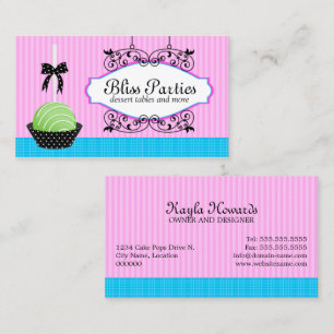 Cake Poppen Desserts Bakery Visitekaartje