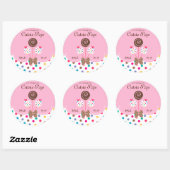 Cake Poppen Stickers Bakkerij Schattigee Stippen R (Vel)