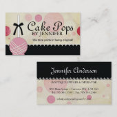 Cake Poppen Visitekaartjes (Voorkant / Achterkant)