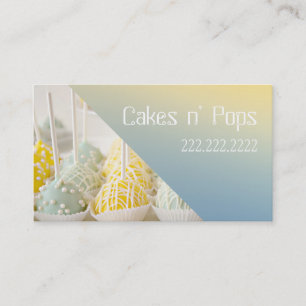 Cake Pops Winkel Cupcakes Bakkerij Catering Visitekaartje