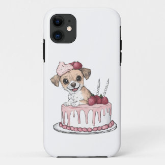 Cake Puppy Joy iPhone 11 Hoesje
