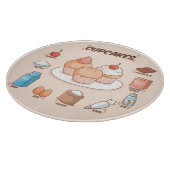 Cake recept snijplank (Hoek)