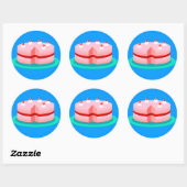 Cake Ronde Sticker (Vel)