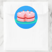 Cake Ronde Sticker (Tas)