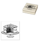  Cake Rubber Art Stempel (Gestempeld)