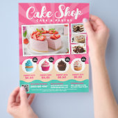 Cake Shop / Bakkerij / Snoepgoed - (Sjabloon) Flyer (Hand)