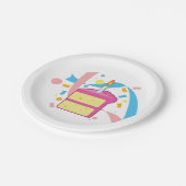 Cake Slice Papieren Bordje (Gekanteld)