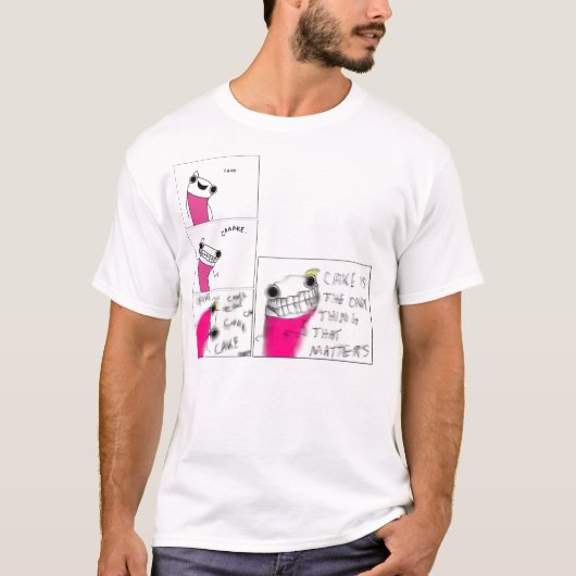CAKE! T-SHIRT (Voorkant)