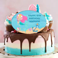 Cake topper thème Voiture Vintage - décoration à personnaliser pour gâteau  anniversaire