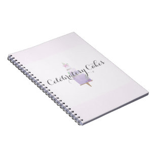 Cake watercolor notitieboek