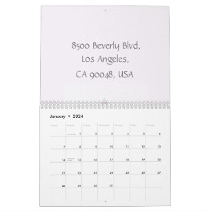 Cake waterverf Business Kalender