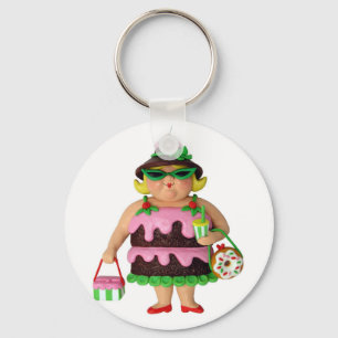 Cake Woman Sleutelhanger